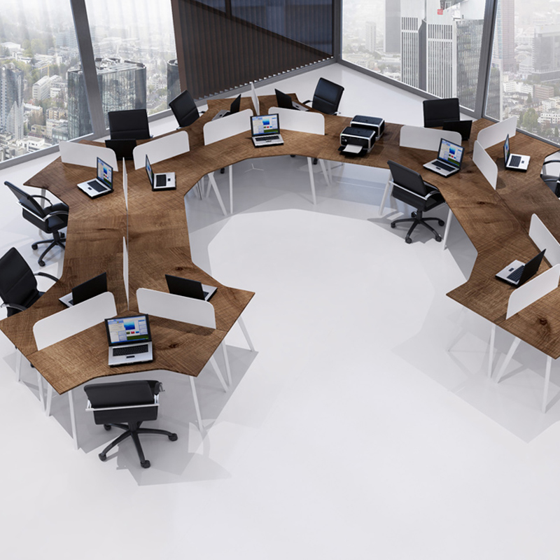 Workstations Üçlü Çalışma Masaları 02